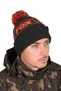 Fox Čiapka Collection Bobbles Black Orange